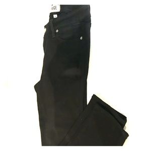 Paige black denim skinny jeans size 26